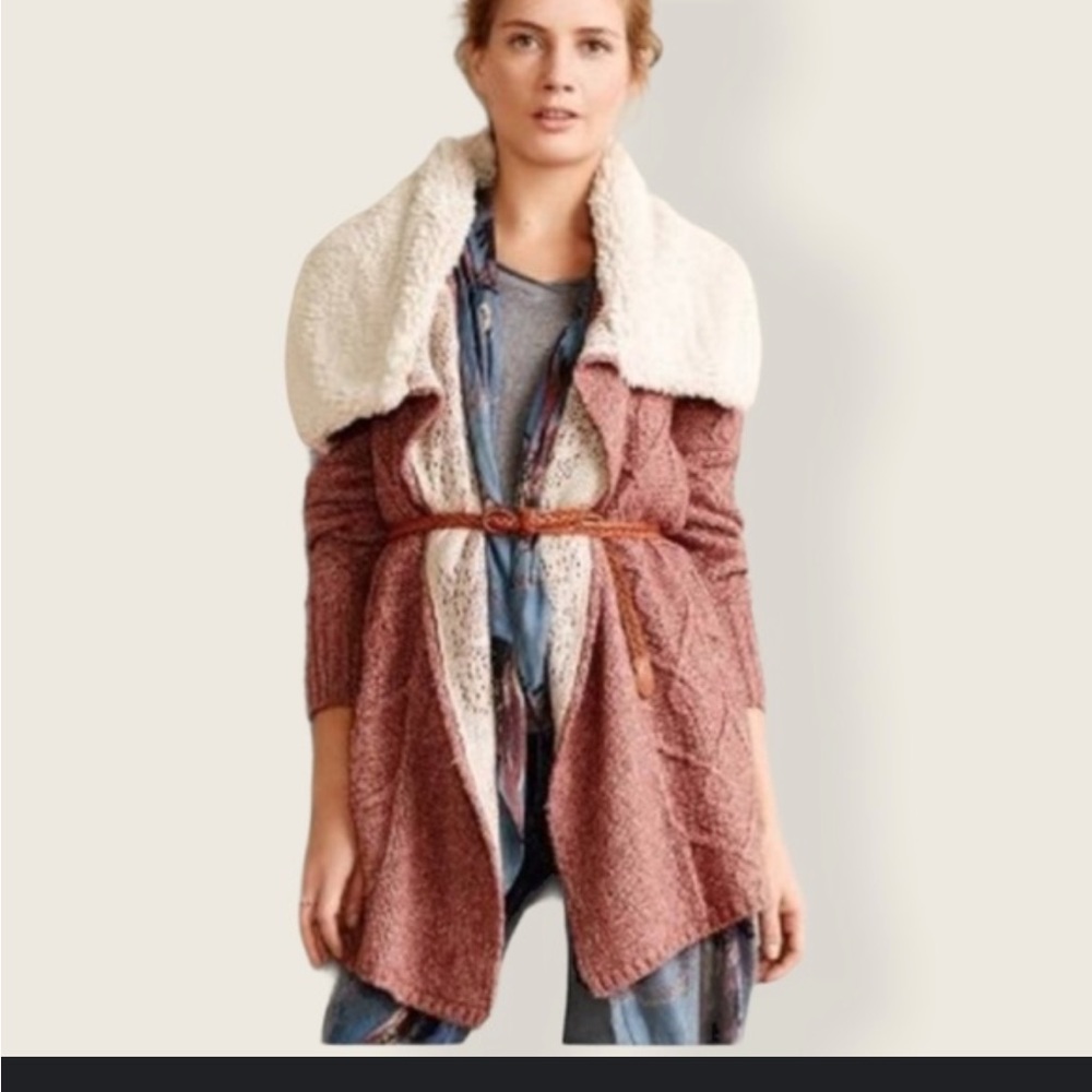 Anthropologie Sweater Coat